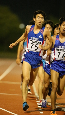 2014_中実選手権(10000m：藤森).jpg